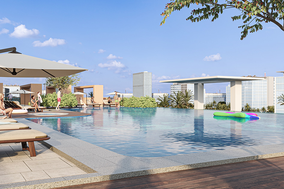 Riva Residence Dubai Maritime City luxury waterfront tower exterior view 4